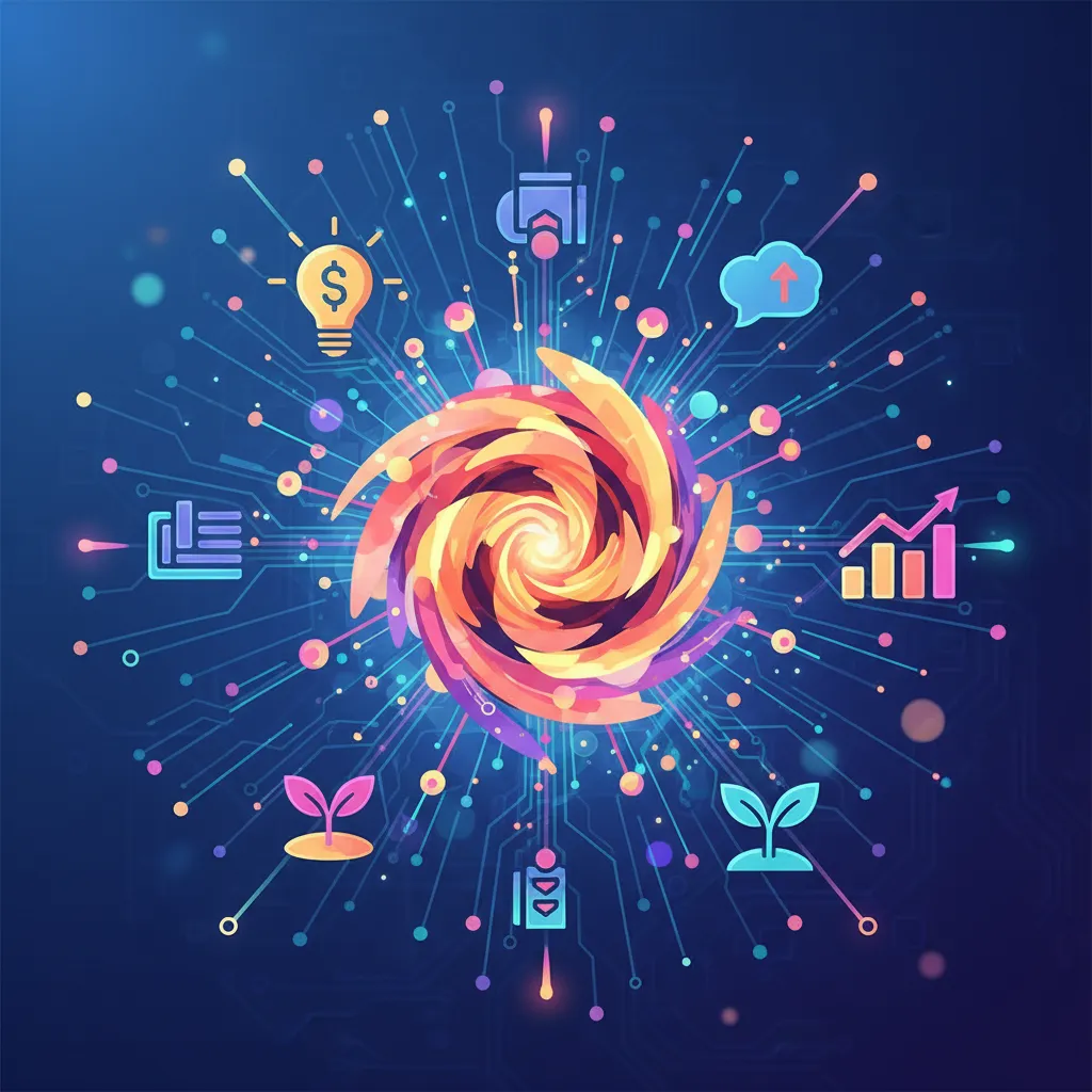 AI transforming business data into creative insights