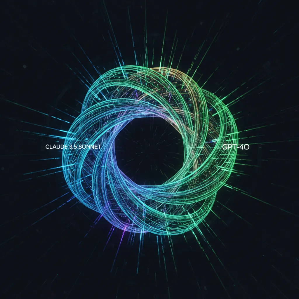 Abstract art representing AI ethics and development