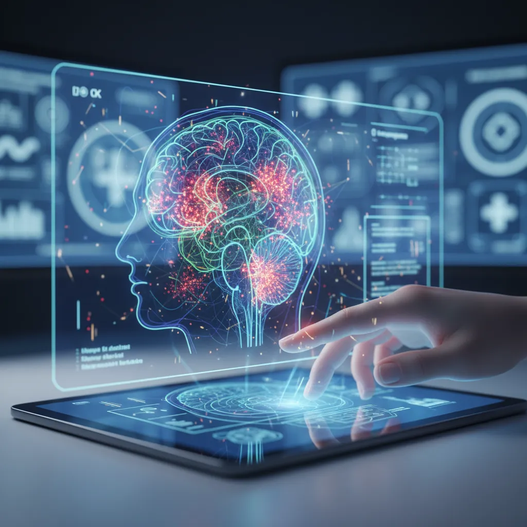 AI analyzing medical scans for early disease detection