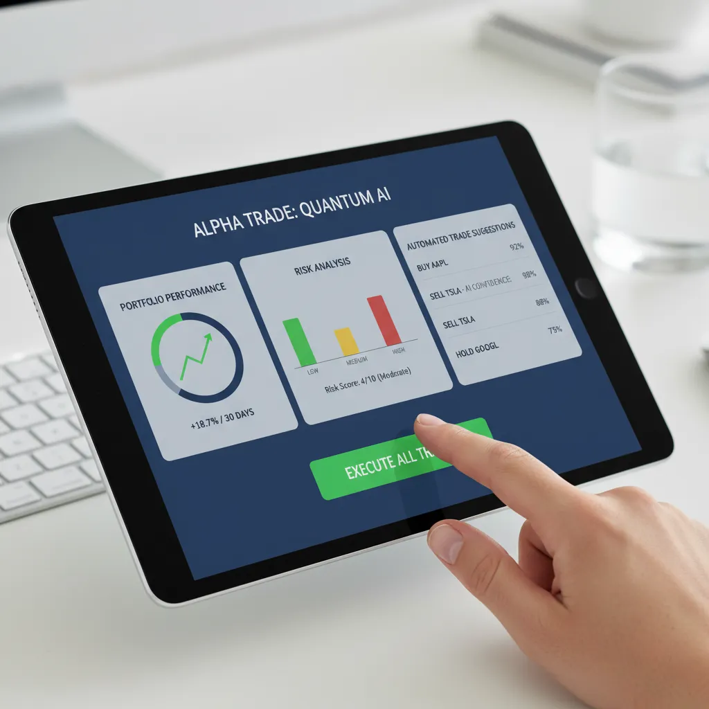 A user choosing an AI trading bot on a modern platform interface.