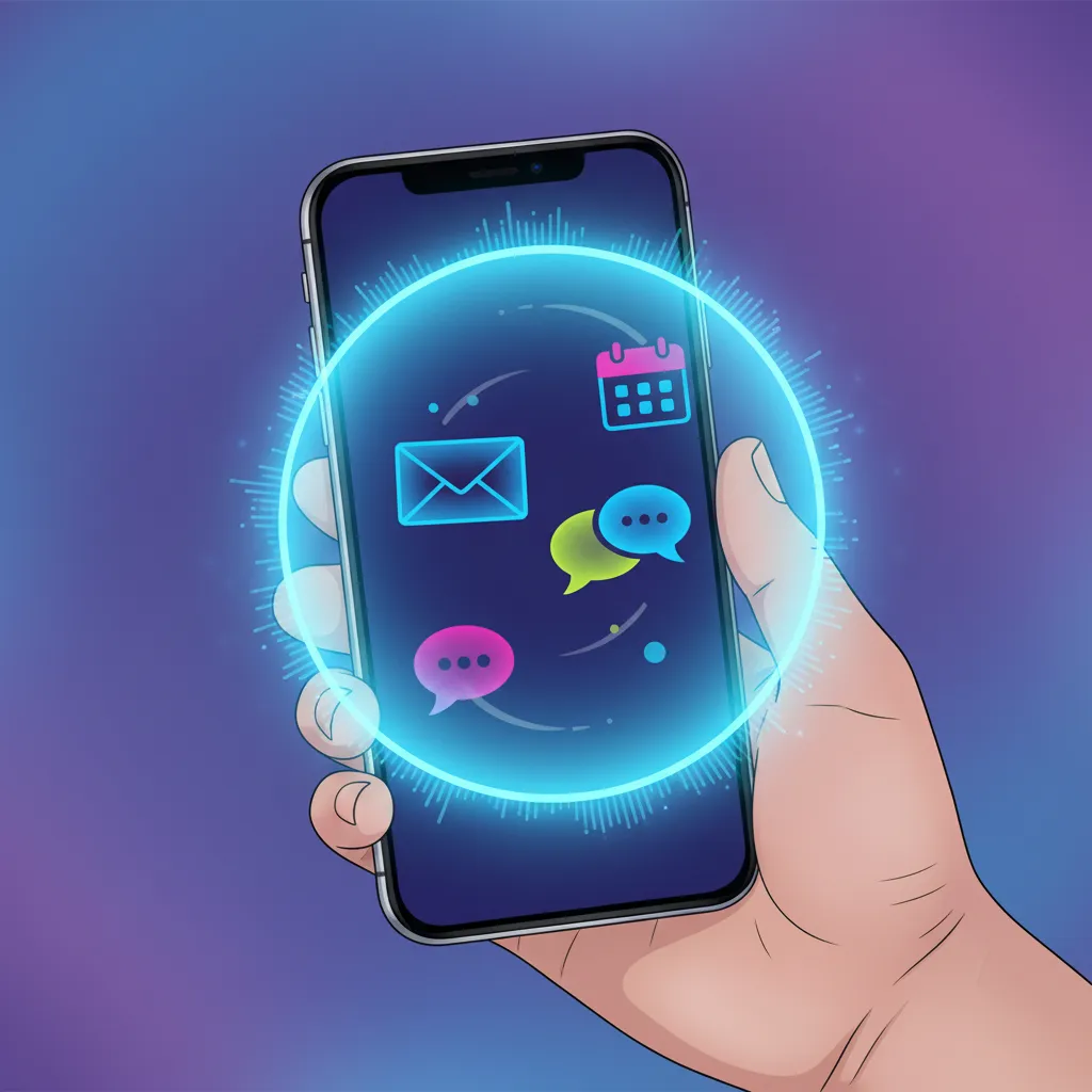 The redesigned Siri interface powered by Apple Intelligence, showing its on-screen awareness.