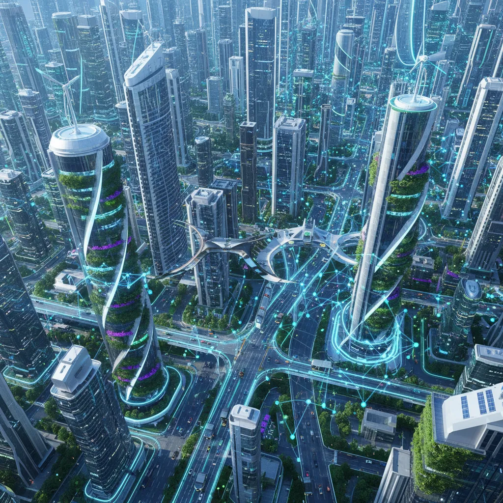 Futuristic smart city powered by decentralized physical infrastructure