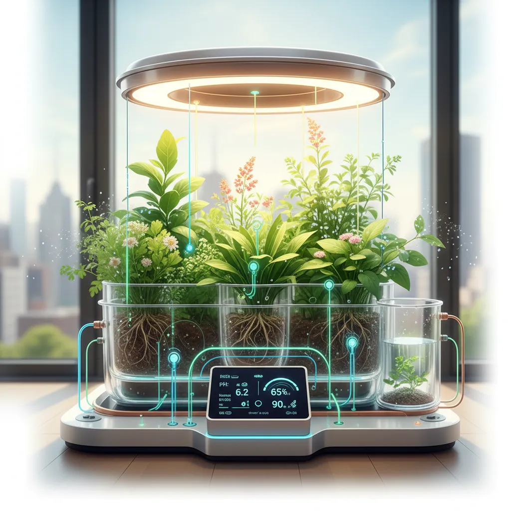 Smart indoor garden system